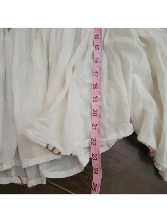 Anthorpologie Nikasha Jamandi Maya Blouse Embroidered Boho Chic Hippie Womens M - Picture 5 of 8